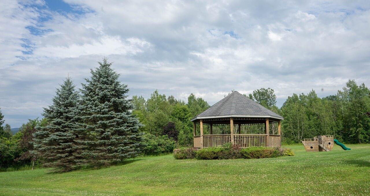 Wooden gazebo