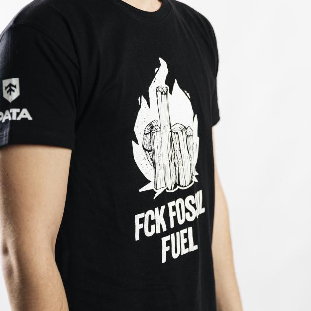 T-shirt, Fck fossil, Czarna