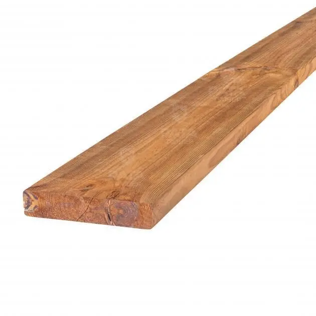 Deska tarasowa, Sosna, 28x120, ABC, Impregnowane, 4R3, brązowy kl.3